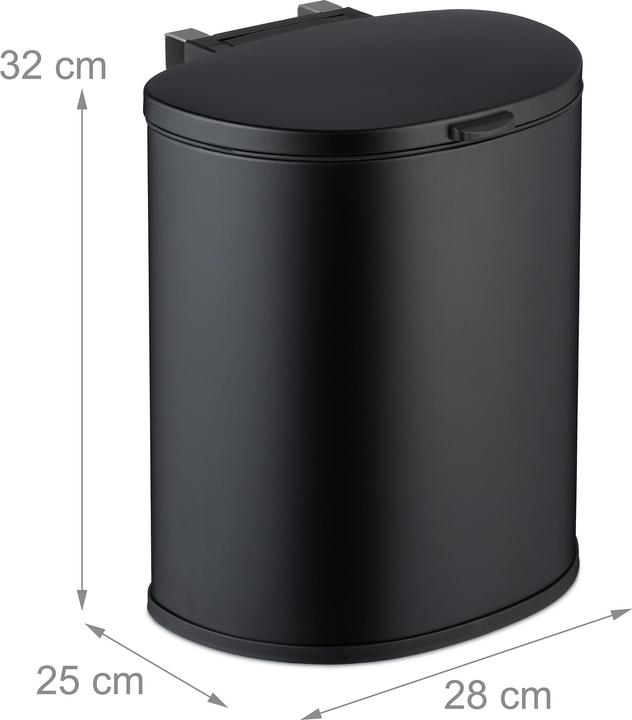 Actual product image Relaxdays Kitchen waste bin (9 l)