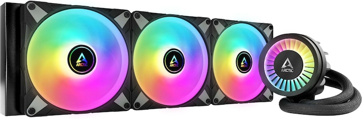 Actual product image Arctic Liquid Freezer III - 420 A-RGB (Black)