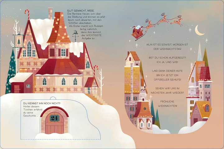 Actual product image Christmas is coming soon! The Advent Calendar Book