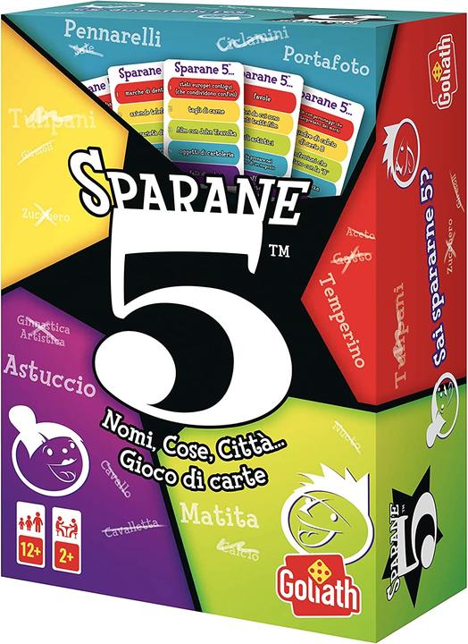 Productafbeelding Goliath Toys 926349.006 Goliath - NAAM 5 - SPARANE 5 (NOMI, COSE, CITT?, ANIMALI... (Italiaans)
