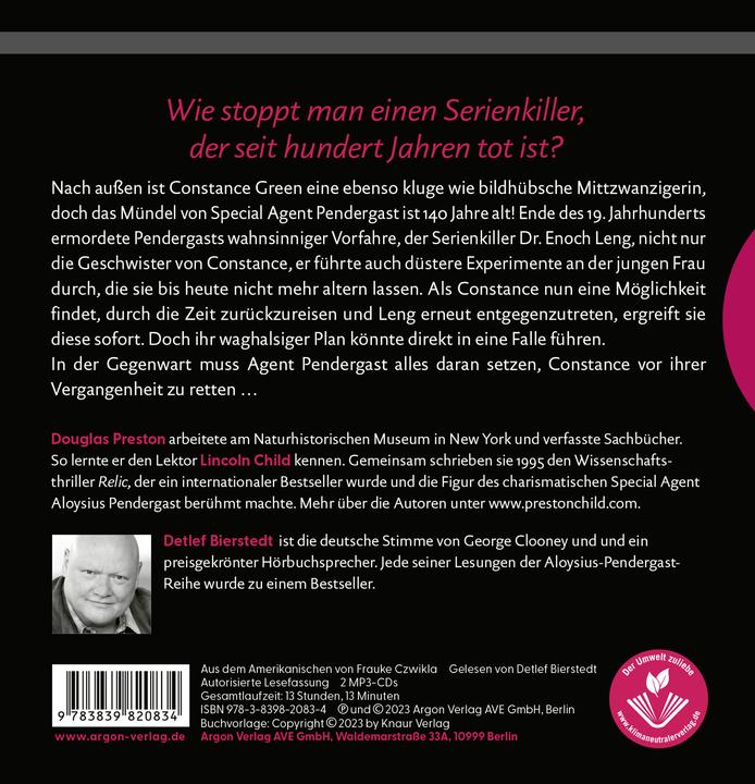 Produktbild Death – Das Kabinett des Dr. Leng (Deutsch, Douglas Preston, Detlef Bierstedt, Frauke Czwikla, Lincoln Child, 2023)