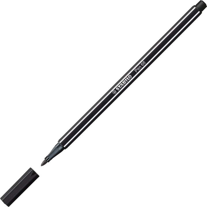 Produktbild STABILO Pen 68 Premium-Filzstift (Schwarz, 1 x)
