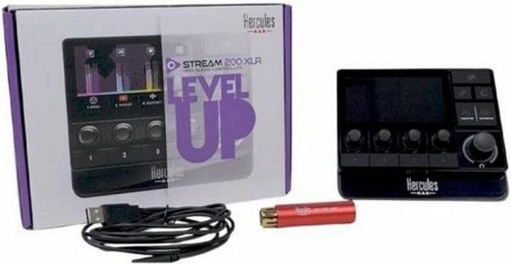 Actual product image Hercules Mixer control Stream 200 XLR Audio Controller retail