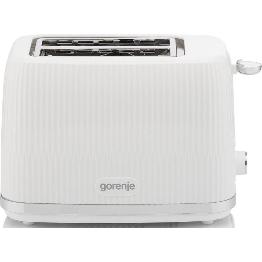 Gorenje Toster T850DPW Toaster, Power 850 W, 2 slots, White , Tostapane, Bianco