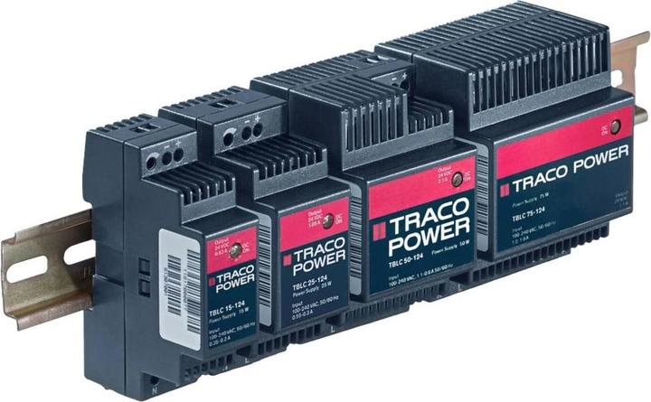 TracoPower DIN-Rail PSU, 6 W, 12 Vdc, 0.5 A