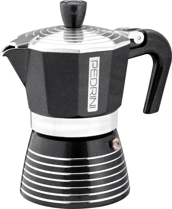 Immagine prodotto Pedrini ppl spa - Infinity Rock Espresso Maker Alluminio Antracite Metallizzato 3 tazze (3 T.)