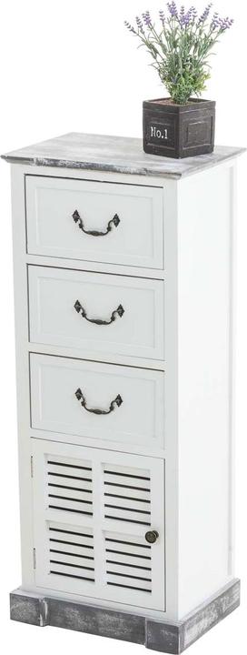Image du produit CLP Commode Parana, blanc (38 x 27.50 x 93.50 cm)