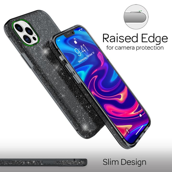 Immagine prodotto Nalia Custodia per cellulare Glitter (Apple iPhone 12 Pro Max)