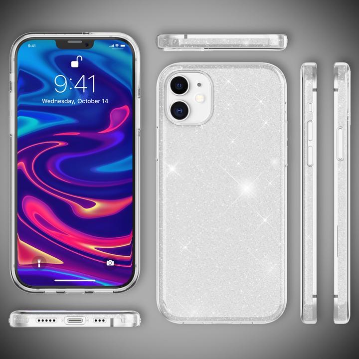 Produktbild Nalia Glitzer Handyhülle (Apple iPhone 12)