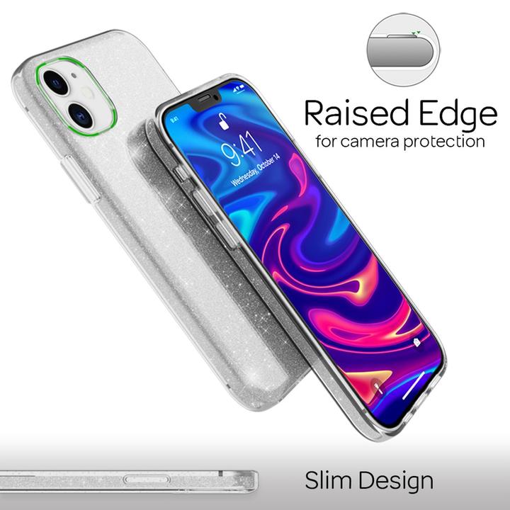 Produktbild Nalia Glitzer Handyhülle (Apple iPhone 12)