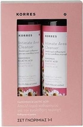 Produktbild Korres Chamomile & Lactic Acid Intimate Area Cleanser 250ml - 2er-Pack (250 ml, Intimwaschlotion)