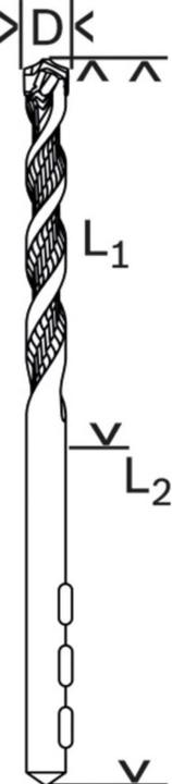 Produktbild Bosch Professional Zubehör Betonbohrer CYL-5, Blue Granite, 5 x 100 x 150 mm (5 mm)