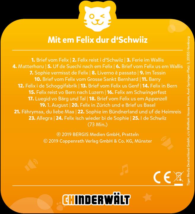 Image du produit Tigermedia Avec un Felix dur d'Schwiz (Suisse-allemand)