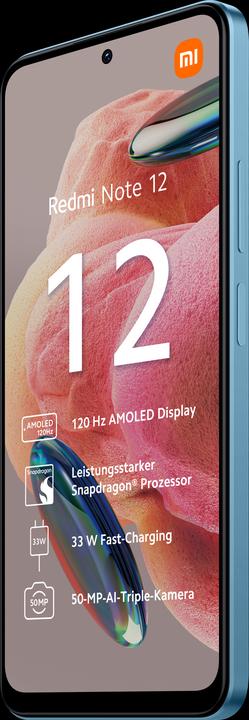 Image du produit Xiaomi Redmi Note 12 (128 Go, Bleu Glace, 6.67", Double SIM, 50 Mpx, 4G)