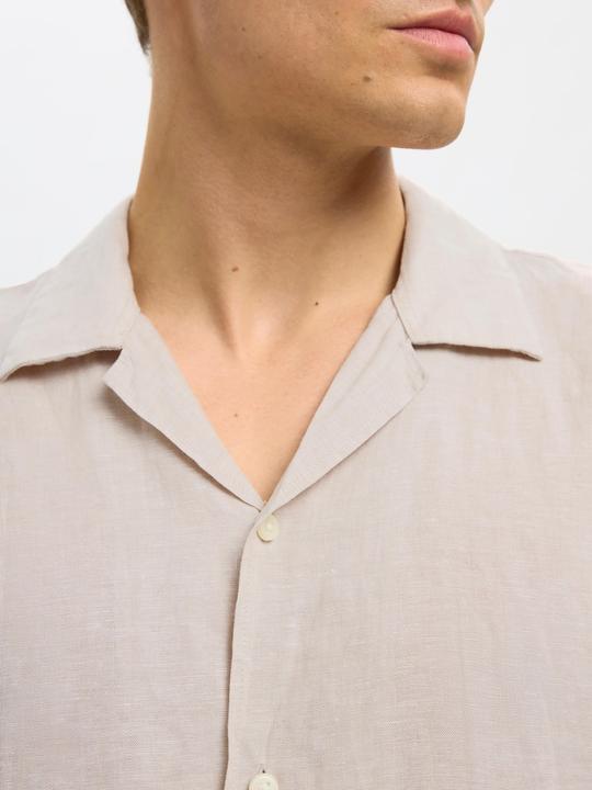 Produktbild Selected Homme 100% Leinen Kurzarmhemd (M)