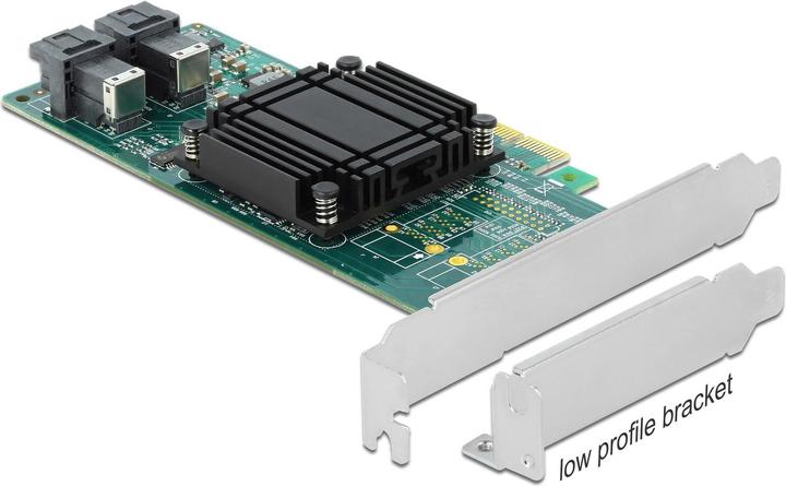 Produktbild Delock Host Bus Adapter PCIe-x8 - 2x U.2 SFF-8643 NVMe