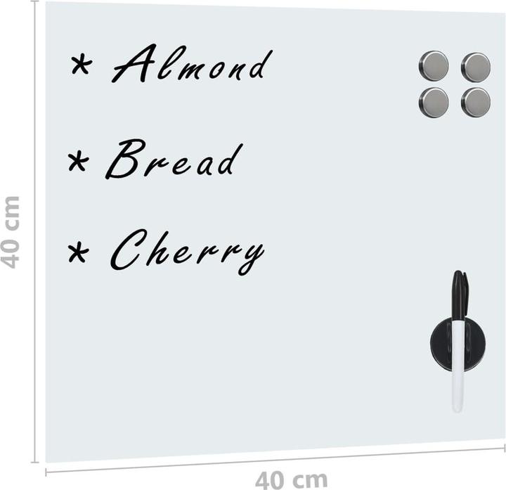 Actual product image vidaXL Magnettafel (40 x 40 cm)