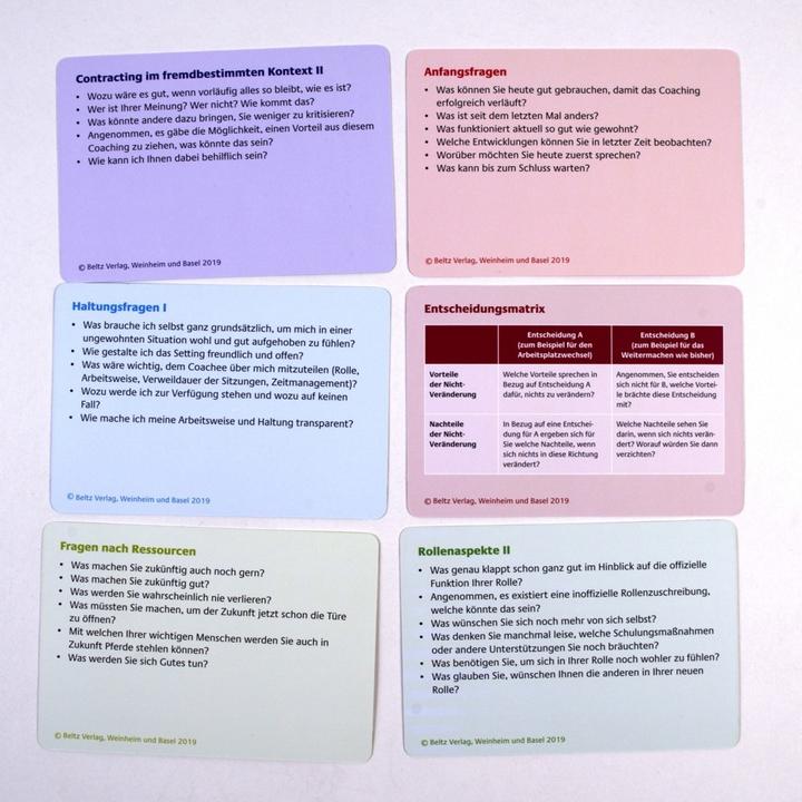 Nährwerte und Zutaten Hoch:Kartenset Fragetechnik für systemi (Deutsch)