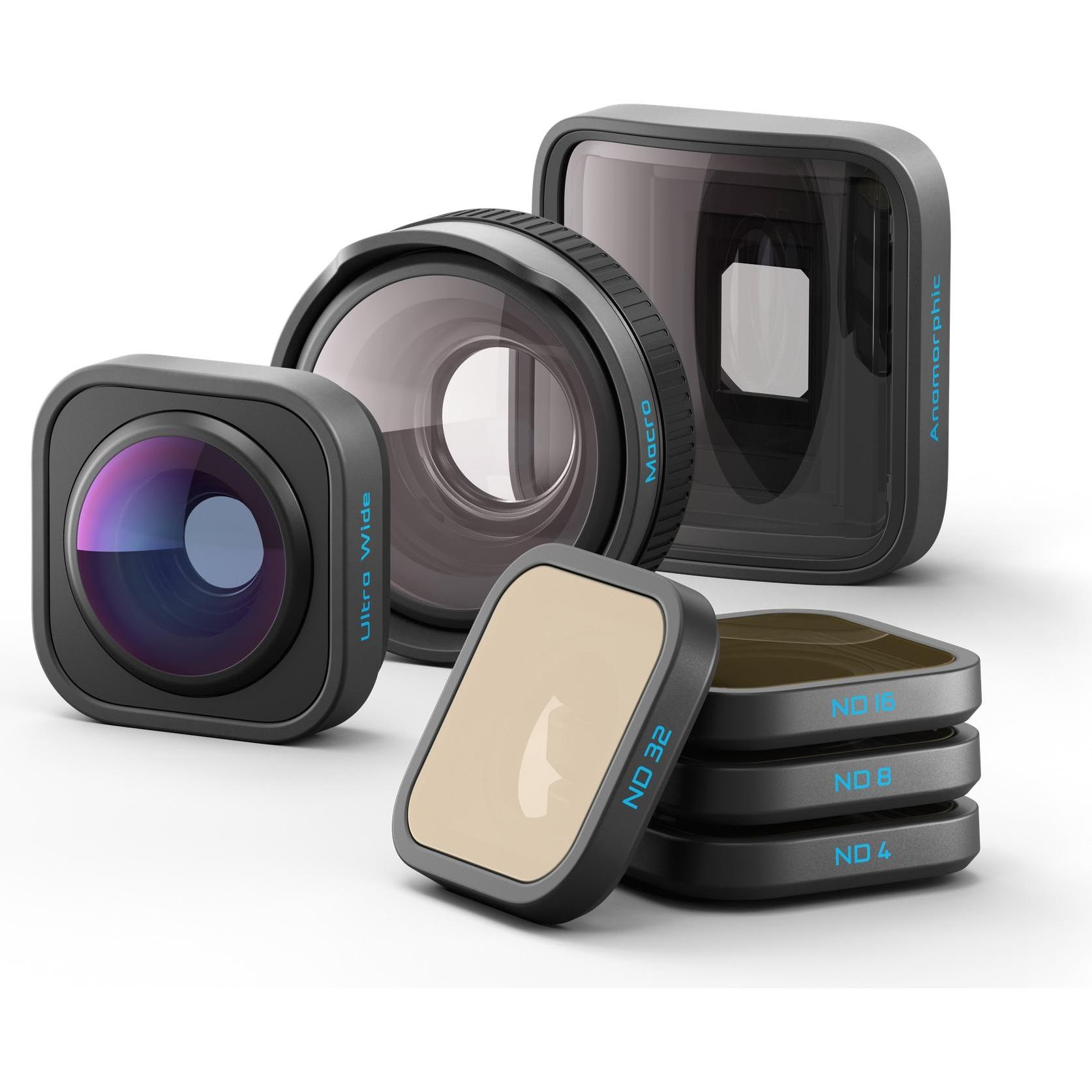 GoPro Kit di obiettivi serie HB, Accessori action cam, Nero