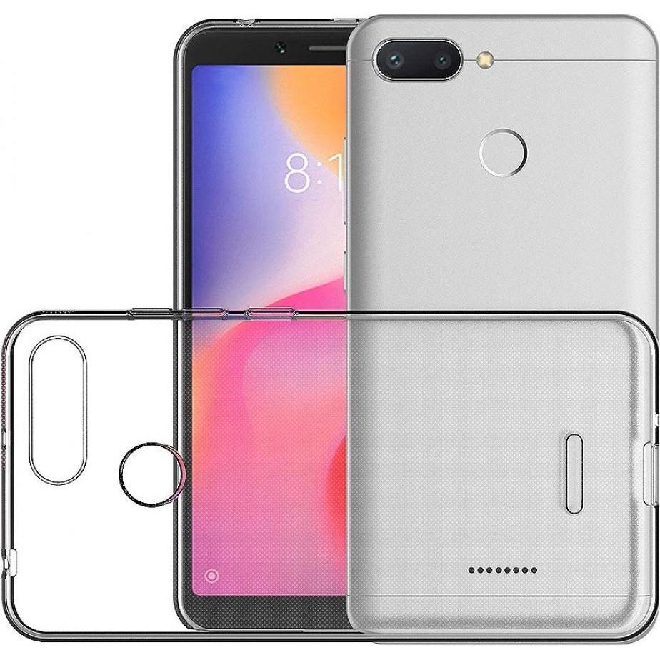 Screenguard Xiaomi Redmi 6 Flexible TPU Clear Case (Xiaomi Redmi 6), Smartphone Hülle, Transparent