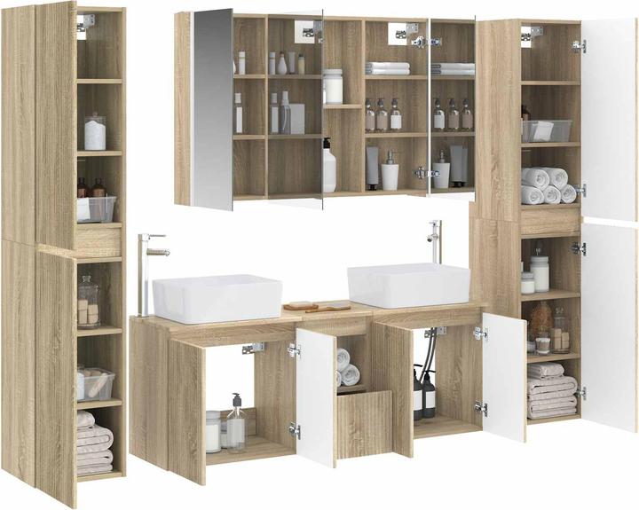 Produktbild vidaXL Badezimmermöbel-Set
