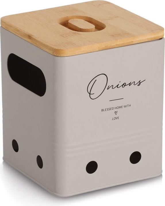 Zeller Present Vorratsdose Onions mit Bambusdeckel 2400 ml (2.40 l)