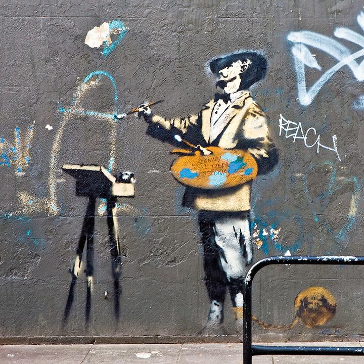 Actual product image Banksy 2024 (30 x 30 cm, Hardcover, Spanish, Dutch, German, French, English, Italian, Polish, Czech)