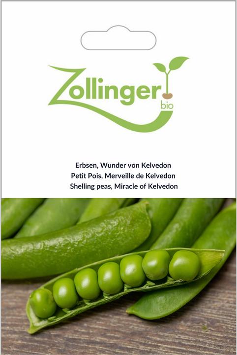 Image du produit Zollinger Bio Pois, miracle de Kelvedon (Germes)