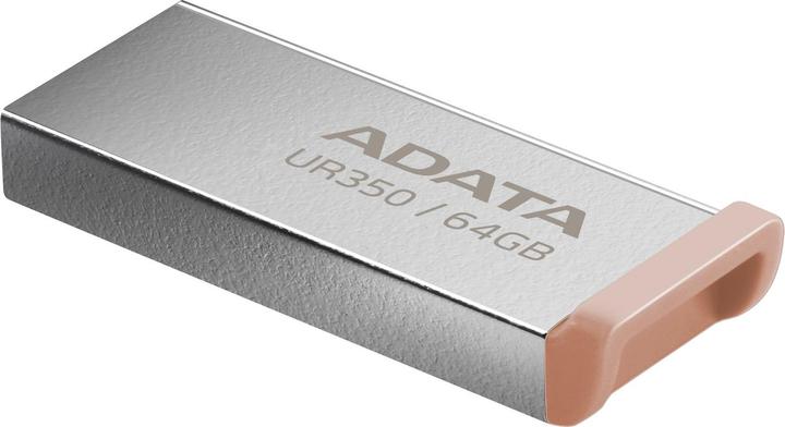 Image du produit Adata Pendrive UR350 USB3.2 Gen1 métal marron (64 Go, USB-C)