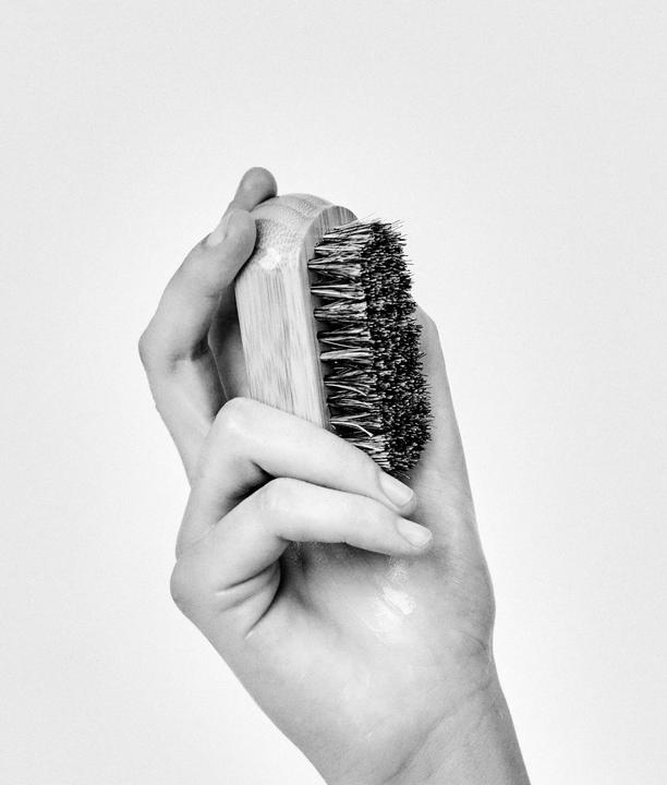 Actual product image Meraki Nail brush, MKbrush, Nature