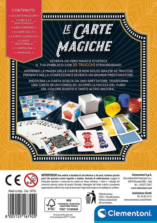 Immagine prodotto Clementoni Le Carte Magiche
