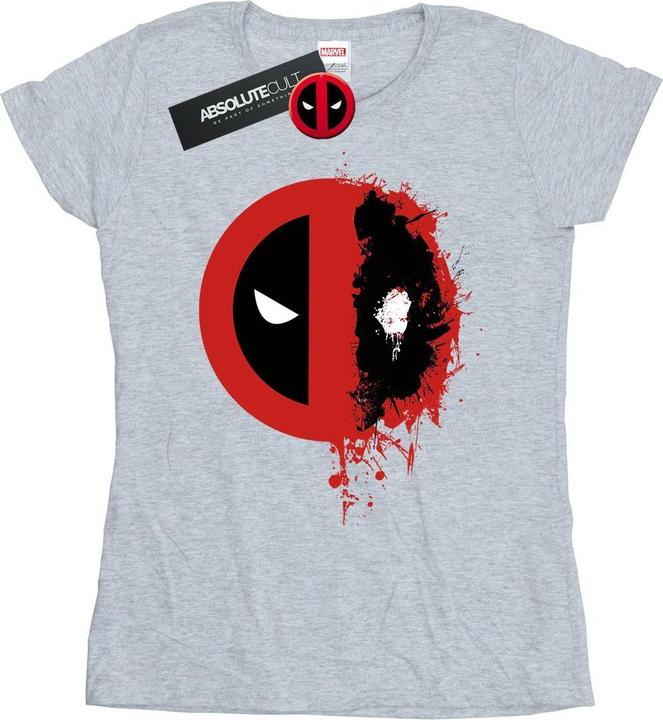 Produktbild Deadpool Split Splat Logo TShirt (L)
