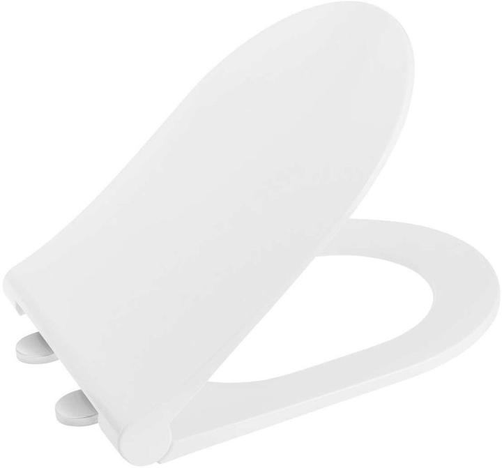 Sapho slim - toilet-zittin,g soft close, wit/chroom
