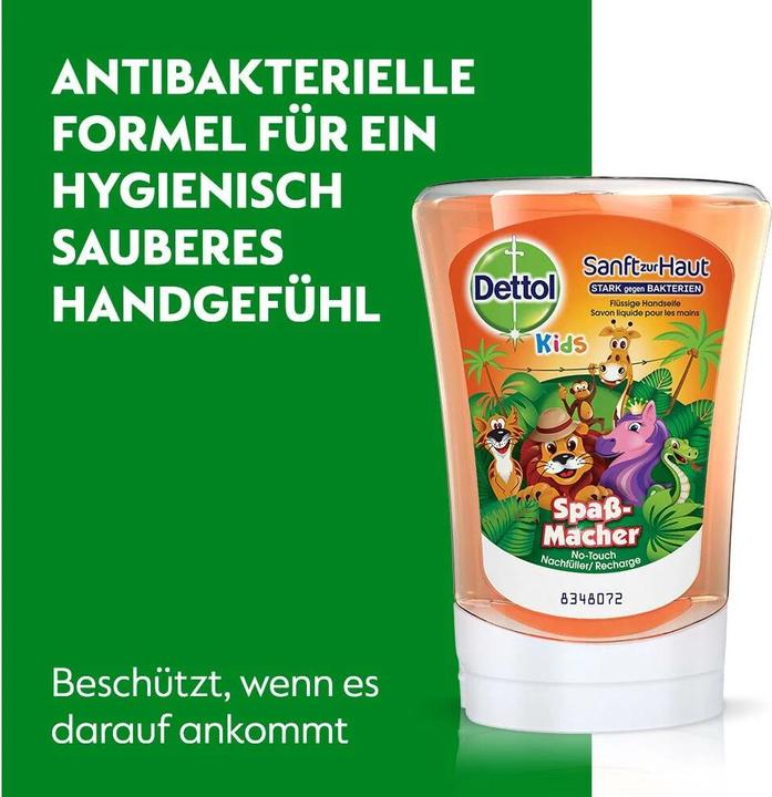 Immagine prodotto Dettol Bambini No-Touch (Sapone liquido, 250 ml)