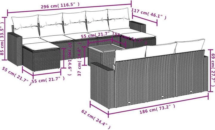 Produktbild vidaXL Bryson
