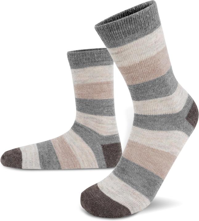 Actual product image Normani 6 pairs of alpaca socks wide striped (pack of 6, 43 - 46)