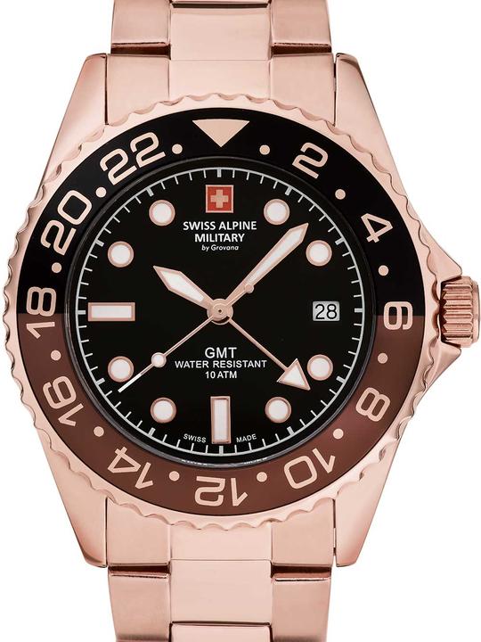 Immagine prodotto Swiss Alpine Military 7052.1164 GMT Diver 42mm 10ATM (Orologio da polso analogico, 42 mm)
