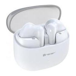 NoName Słuchawki TRACER T12 TWS BT WHITE (30 h, Senza fili), Cuffie, Bianco