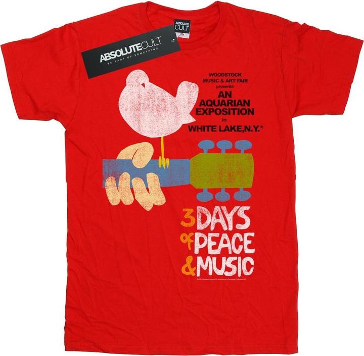 Immagine prodotto Woodstock Festival Poster Maglietta Uomo (XXL)