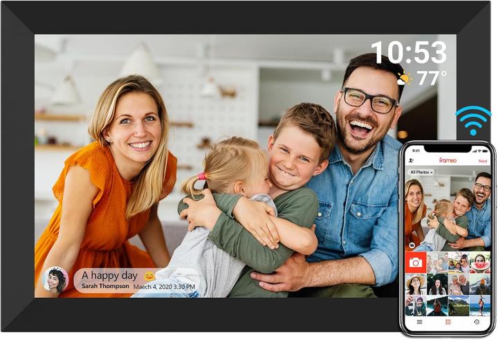 Actual product image Yenock Digitaler Bilderrahmen WiFi 10 (10.10", 1280 x 800 pixels)