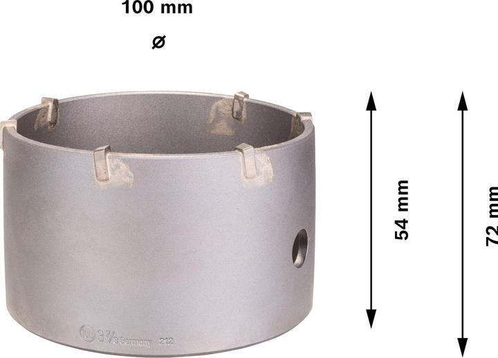 Image du produit Bosch Professional Zubehör PRO SDS plus-5 Core Cutter, 100 x 50 x 72 mm (100 millimètres)