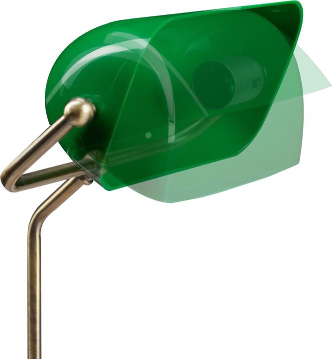 Image du produit Relaxdays Lampe banquier, verte