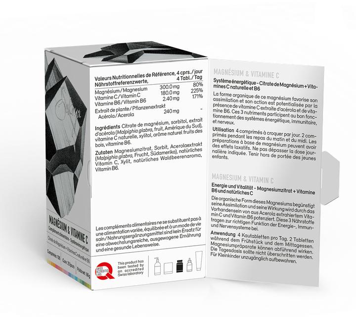 Actual product image Sekoya Magnesium & Vitamin C | An effective 2-in-1 formula (100 Piece)