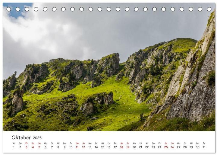 Produktbild Der Kanton Wallis - einfach liebenswert (Tischkalender 2025 DIN A5 quer), Monatskalend (A5, Deutsch)