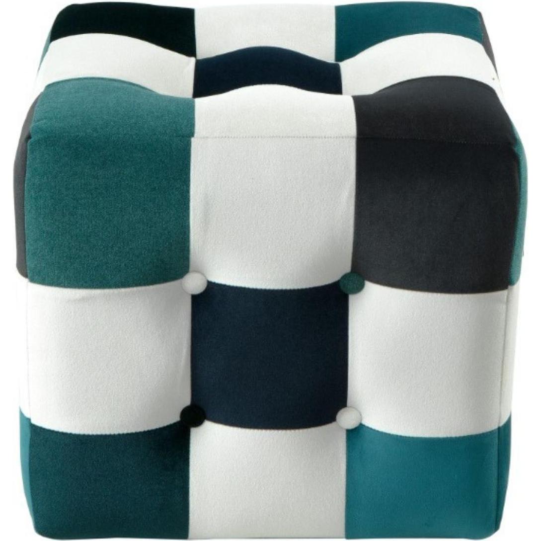 Atelier del Sofa, Sgabello + Pouf, Patchwork Pouffe