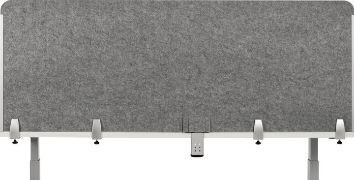 Produktbild Bakker Elkhuizen Bakker Elkuizen Bakker Tischtrennwand rund o.Acrylfenster  grau Rückseite