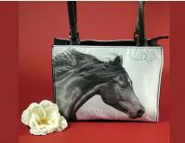 Kögler Retro borsa, testa di cavallo 20x27cm