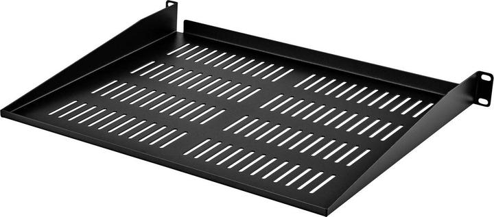 Produktbild Renkforce 48.3 cm (19”³) Geräteboden mit Lüftungsschlitzen, Einbautiefe: 38.1 cm (15”³), 1 HE
