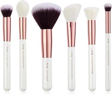 Produktbild Jessup Face Makeup Brushes Set 6pcs White/Rose Gold Big Natural Brushes Kit for Powder Foundation Co (Foundation)