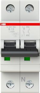 Actual product image ABB S201-B13NA Circuit breaker 13A pro M compact 1p+NA